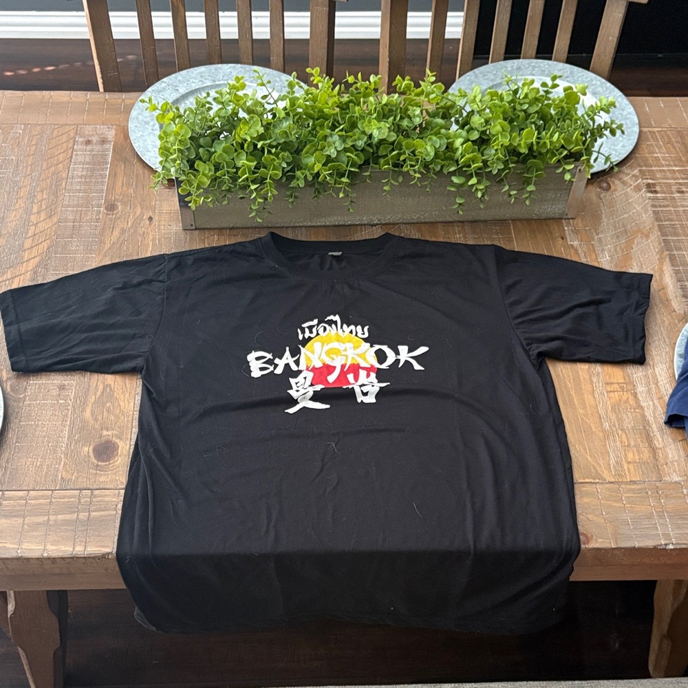 Black Bangkok Graphic T-Shirt